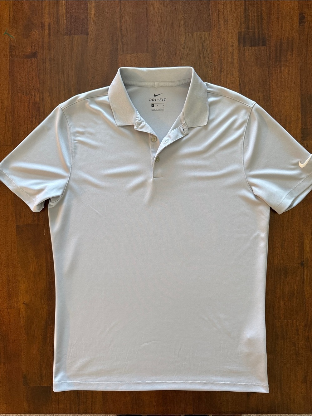 Mens Nike Grey Dri-FIT Polo Shirt
